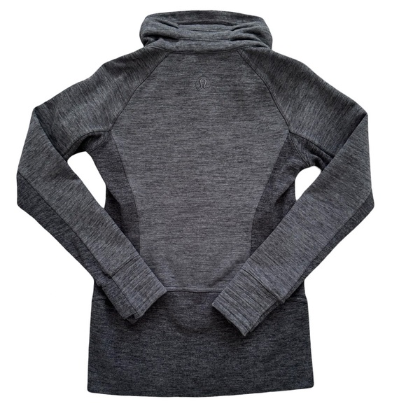 RARE Lululemon Radiant Jacket II Heathered Core Dark Grey Size 8 (Discontinued) - Picture 7 of 10